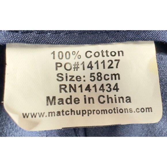 Tampa Bay Rays Member Baseball Cap Adult 58cm Navy White Strapback Embroidered - Picture 6 of 11